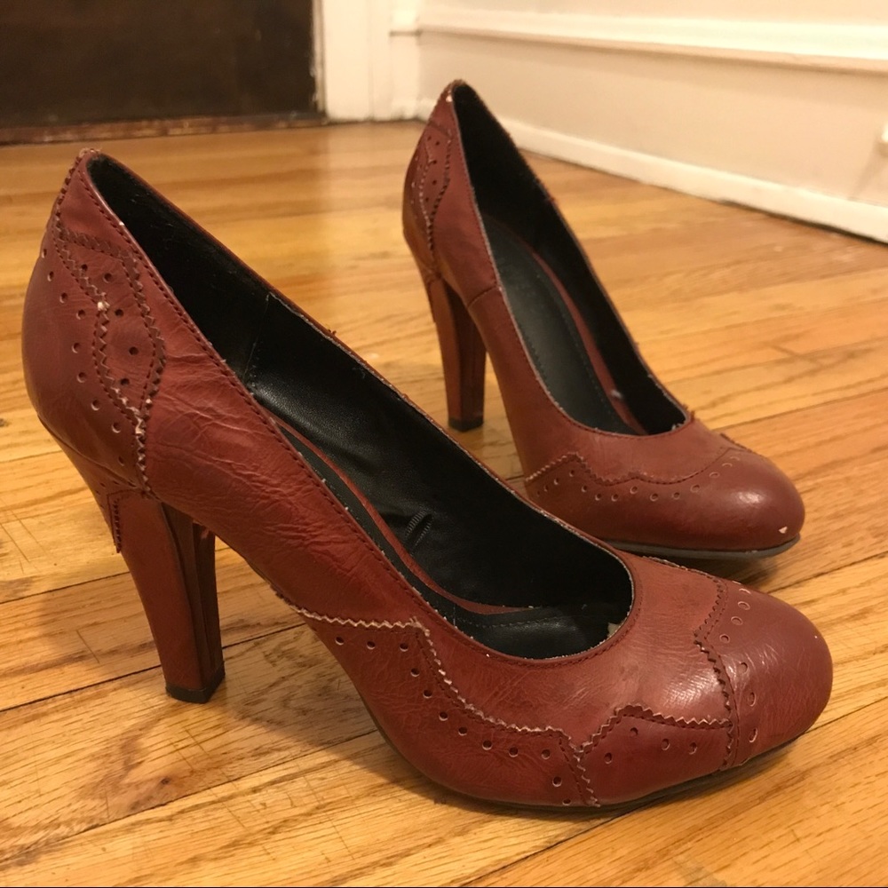 Maroon Chic High Heels Stiletto